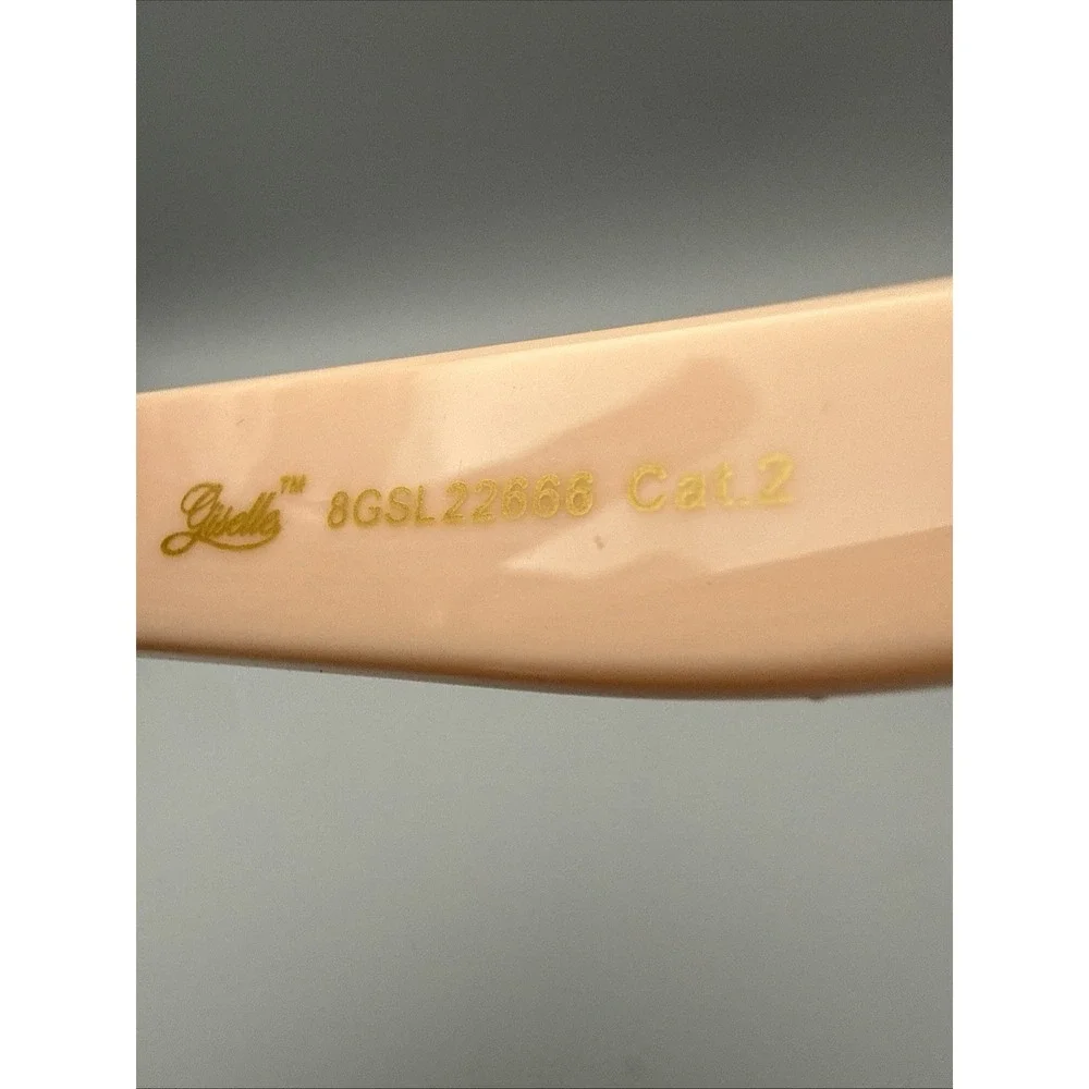 Giselle Collection Authentic Sunglasses Baroque Oversized Black & Pink Frames